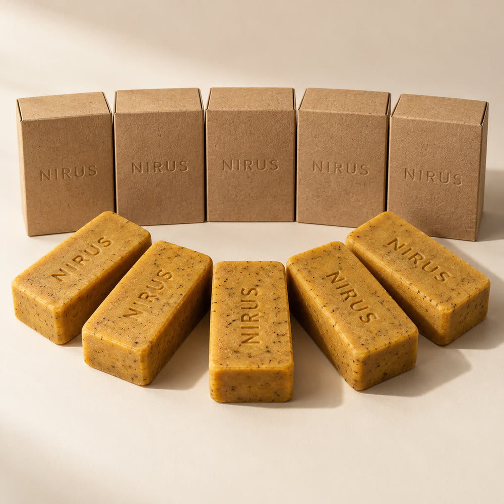 Five NIRUS bars with boxes
